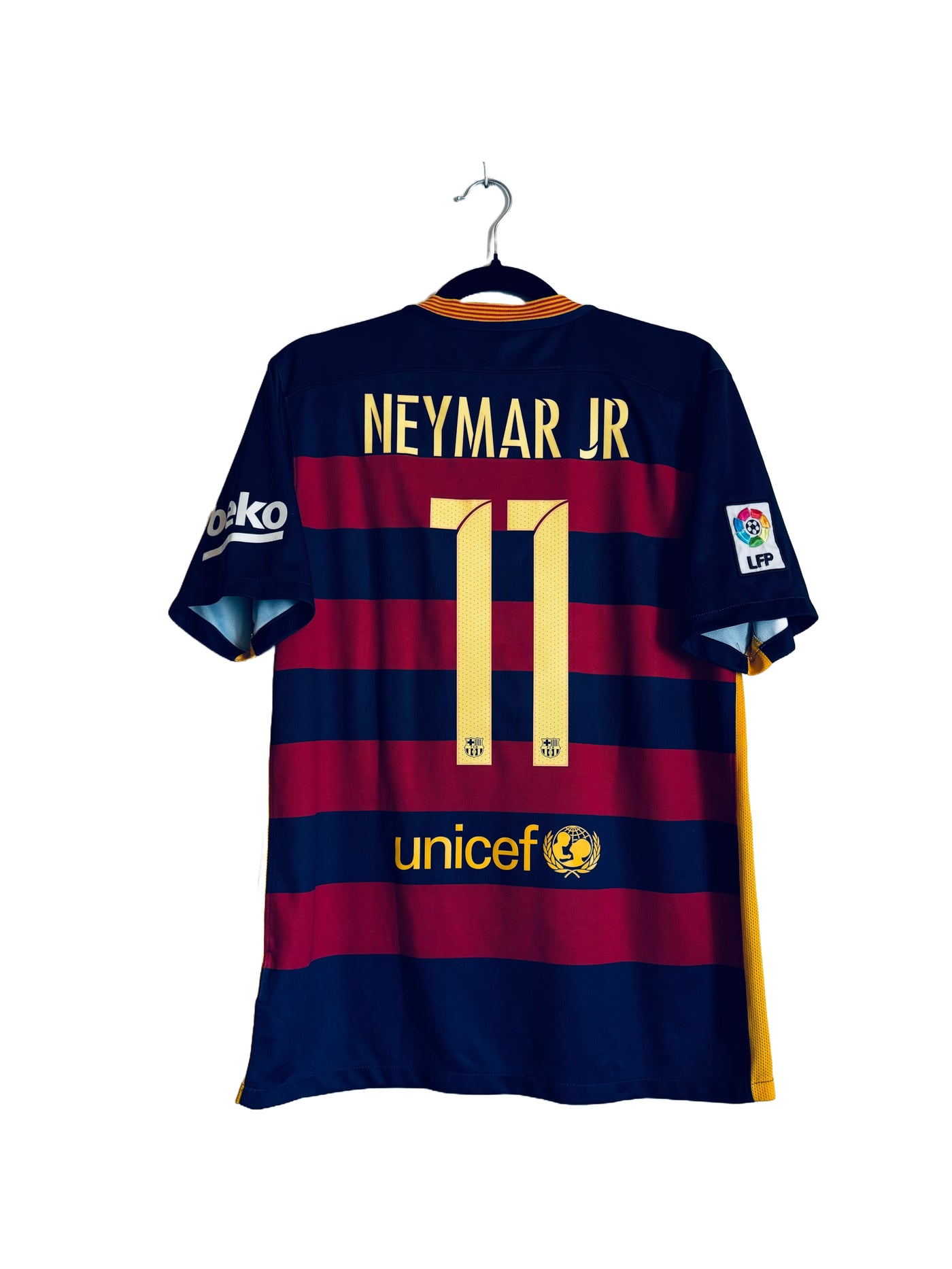 Maillot FC Barcelone 2015-2016 Domicile - Neymar JR #11 (M)